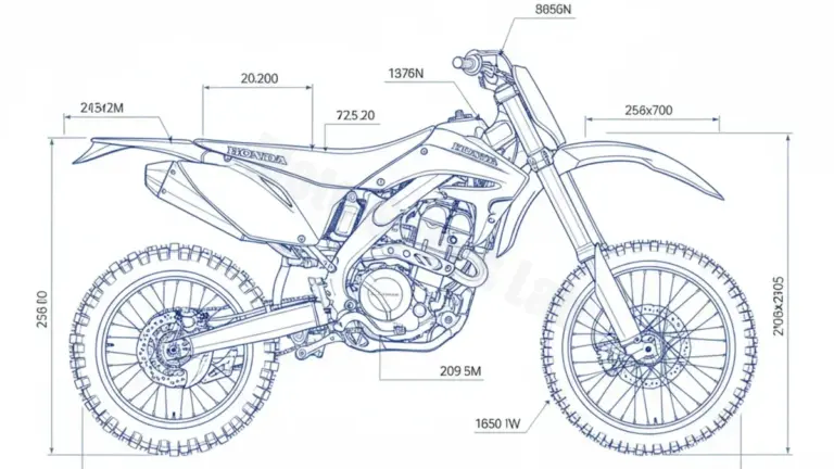 Honda CRF 250 X – ME11A/D/13 Tire Pressure, Oil Type & Fluid Specs