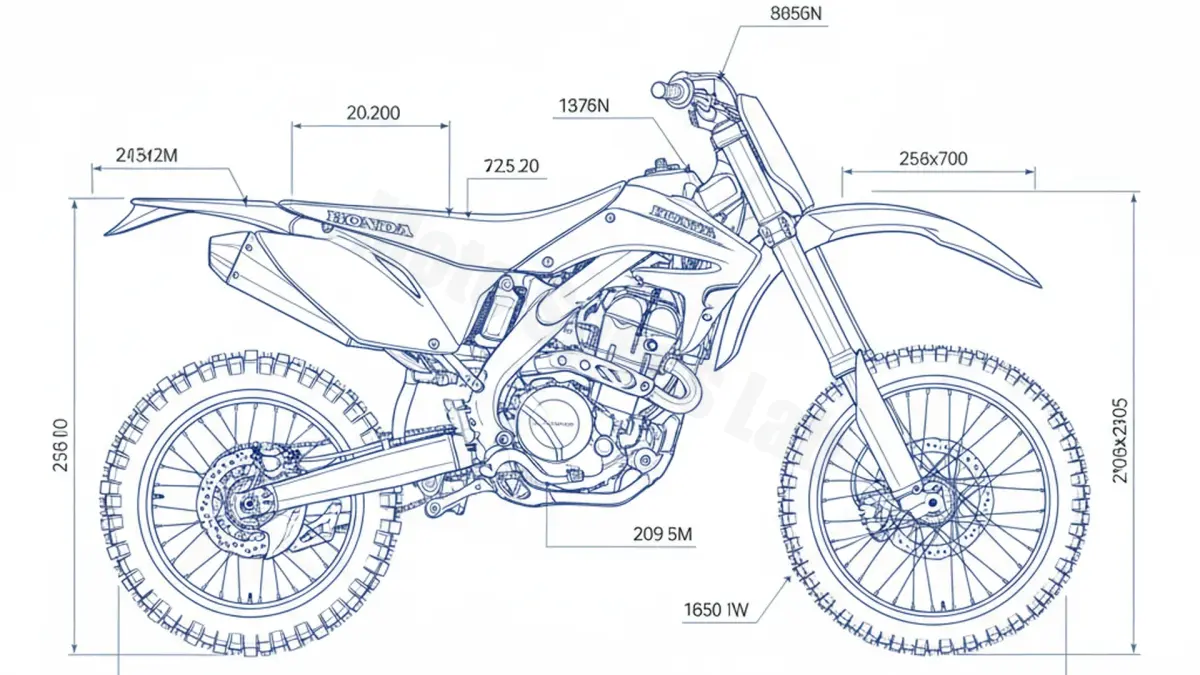 Honda CRF 250 X - ME11A/D/13 Tire Pressure, Oil Type & Fluid Specs specs