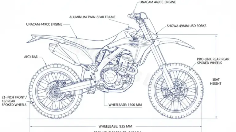 Honda CRF 450 L – PD11A/20 Full Specifications & Ownership Data