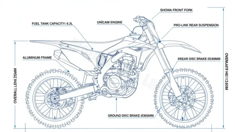 Honda CRF 450 R – CRF450R/24 Service Data: Oil, Battery & Specs