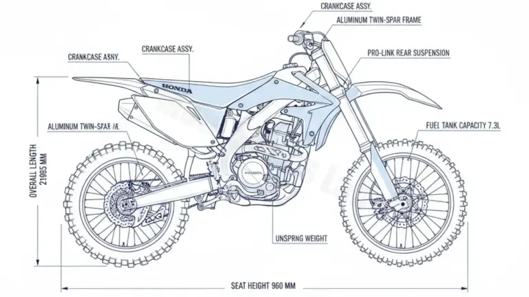 Review: Honda CRF 450 R – PE07A/J (2005-2008) Specs & Features