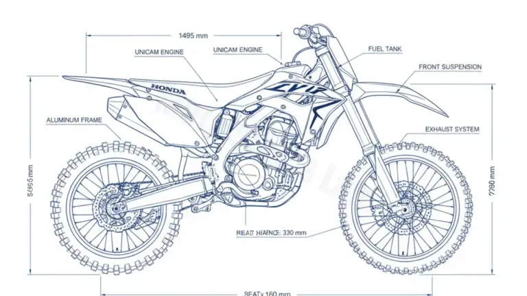 Honda CRF 450 RX – PE07A/O/RX Specs: Engine Oil, Gap & Tire PSI