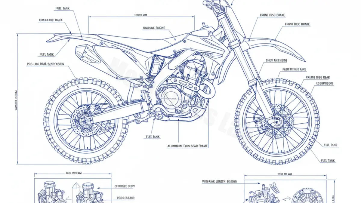 Honda CRF 450 X - PE06A/E/15 (2005 – 2017) Data: Oil Capacity & Rim Specs