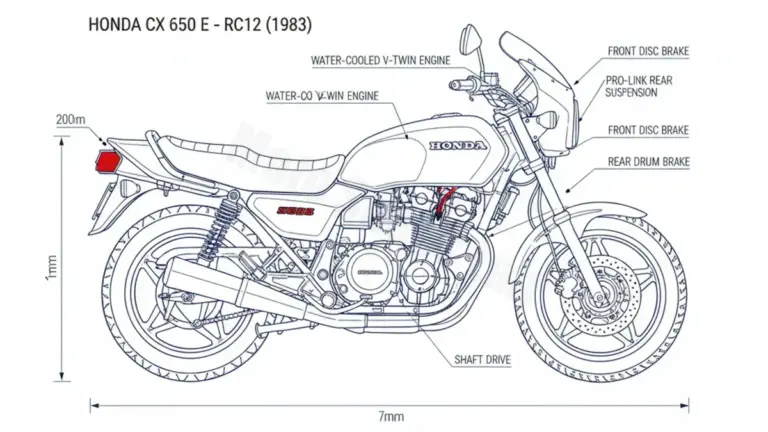 Honda CX 650 E – RC12 Specs: Oil Capacity & Tire Pressure