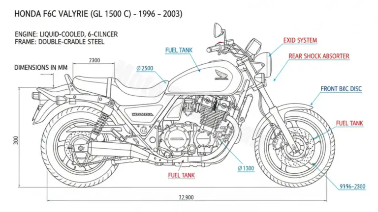 Honda F6C VALKYRIE (GL 1500 C) – SC34 Maintenance Schedule & Torque Settings