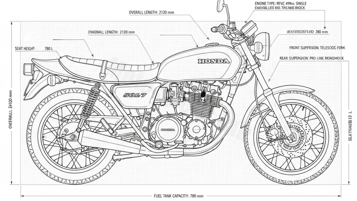 Honda FT 500 - PC07 Specs: Engine Oil, Gap & Tire PSI specs