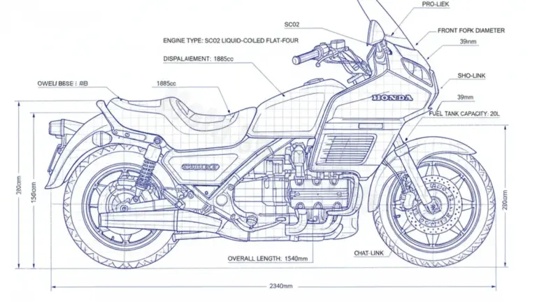 Oil & Tires: Honda GL 1100/DX GOLD WING – SC02 Technical Specifications