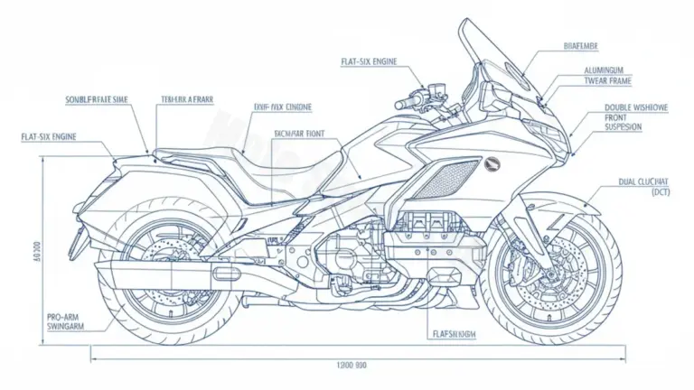 Oil & Tires: Honda GL 1800 GOLD WING – SC79/18 Technical Specifications