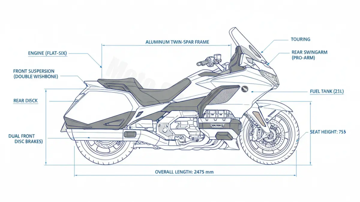 Honda GL 1800 GOLD WING TOUR - SC79T/18 Maintenance: Recommended Oil & Tires specs