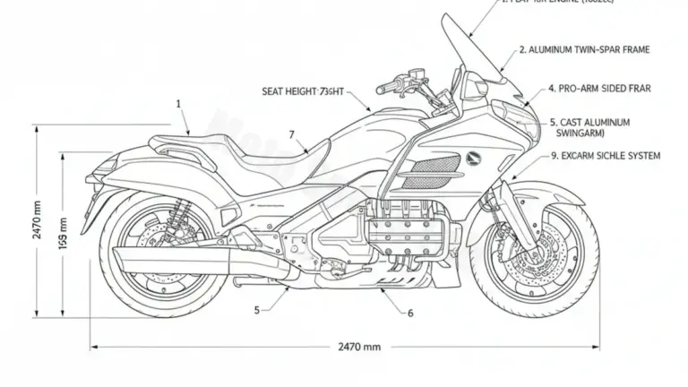 Honda GOLD WING F6C (HALBSCHALE) – SC68/F6C/14 (2014 – 2016) Data: Oil Capacity & Rim Specs