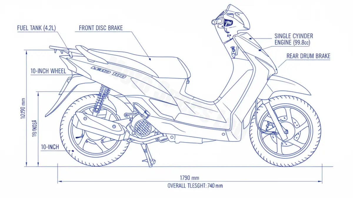 Review: Honda LEAD 100 - JF11 (2003 – 2007) Specs & Features specs