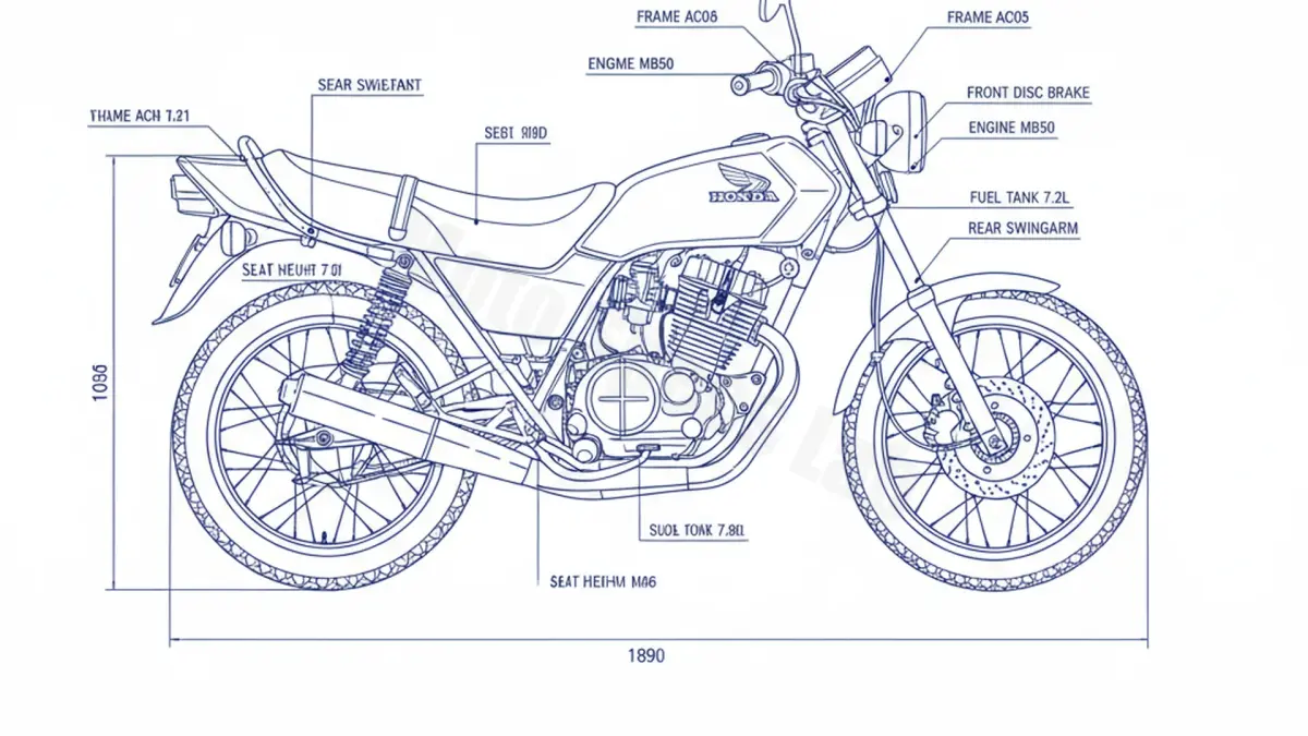 Honda MBX 50 S/SD - AC05 Service Data: Oil, Battery & Specs specs