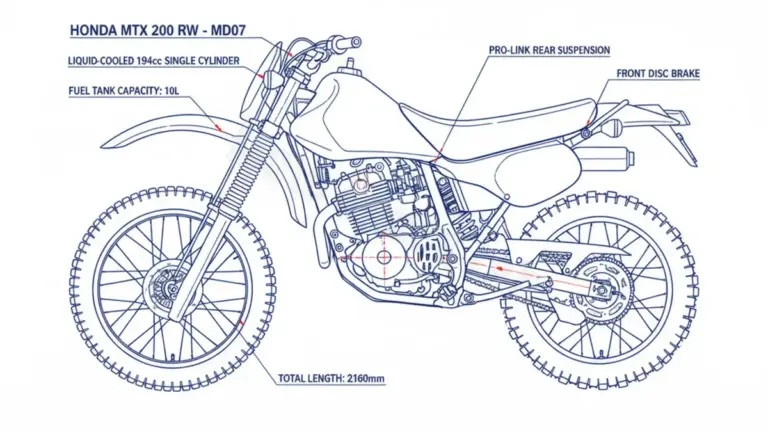 Honda MTX 200 RW – MD07 Full Specifications & Ownership Data