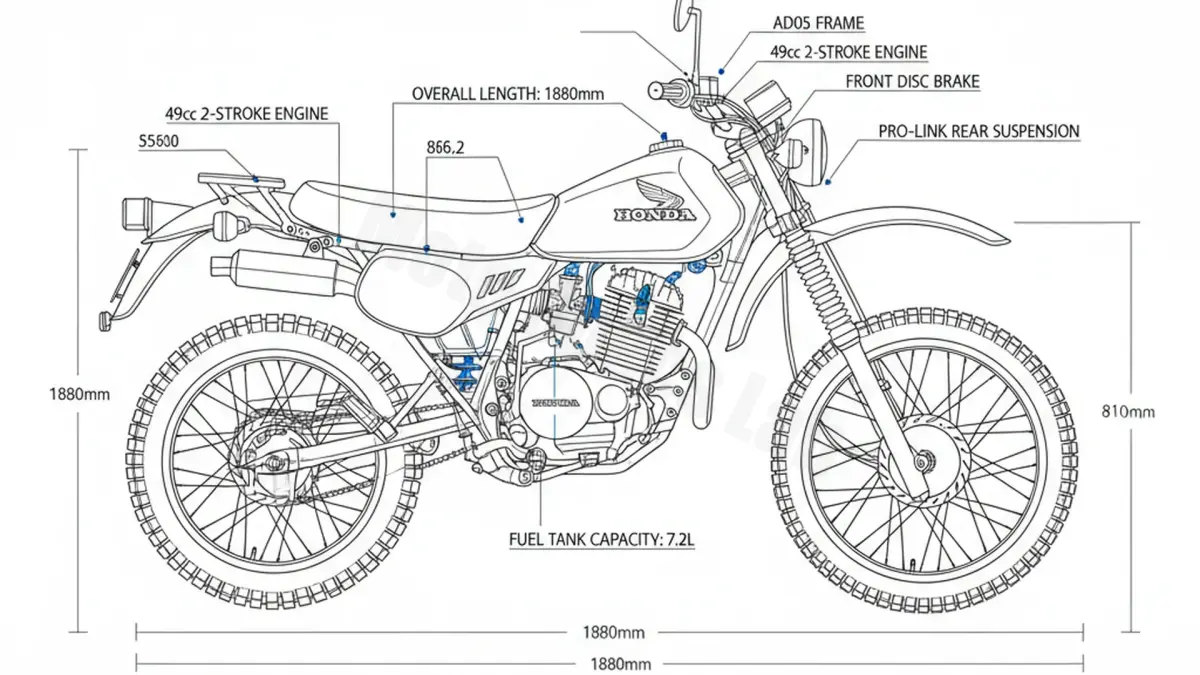 Review: Honda MTX 50 - AD05 (1982 – 1985) Specs & Features
