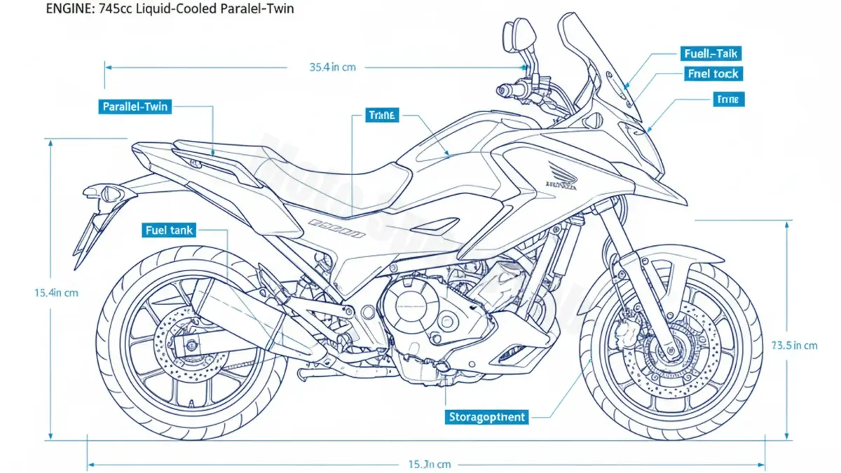 Honda NC 750 X - NC750X/26 Service Guide: Oil Level & Tire Specs