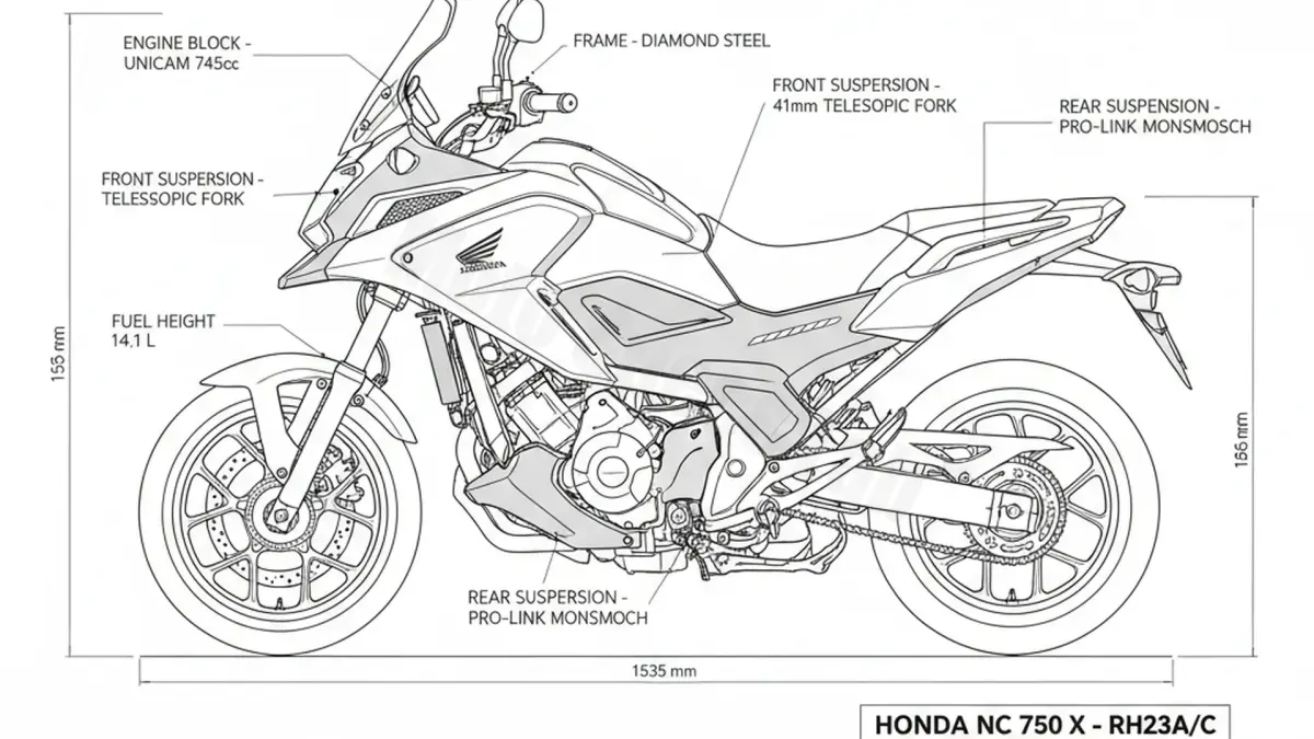 Honda NC 750 X - RH23A/C Technical Review & Maintenance Guide