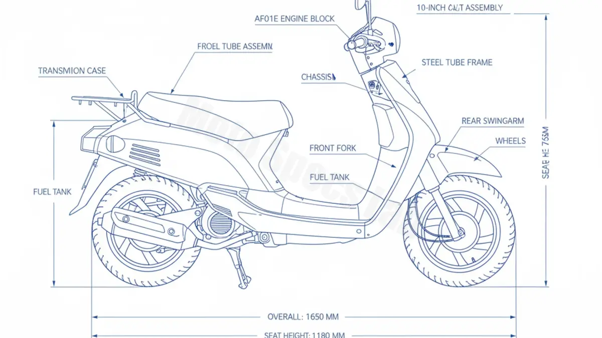 Honda NH 50 LEAD - AF01 (1982 - 1989) Data: Oil Capacity & Rim Specs specs
