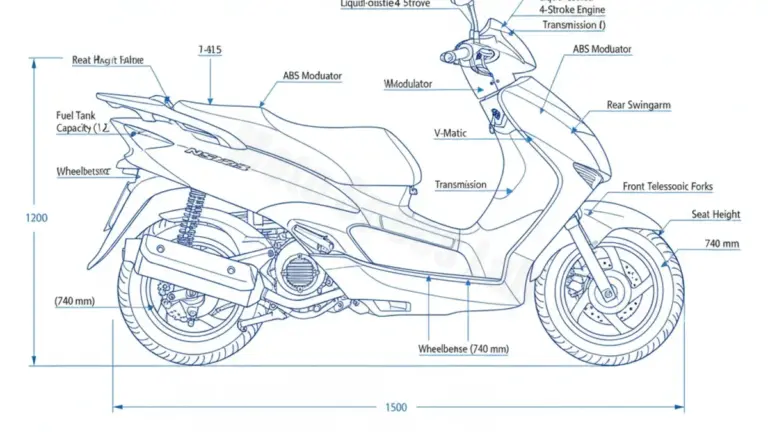 Honda NSS 250 JAZZ ES-ABS – NSS250 Maintenance Schedule & Torque Settings