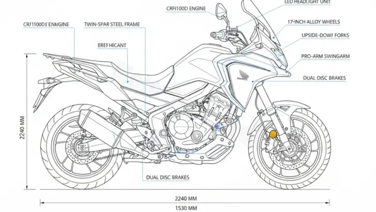 Honda NT 1100 – SC88A Workshop Data: Fluids, Plugs & Tires
