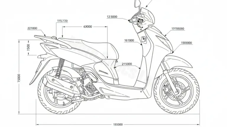 Honda SH 125 – JF09 Specs: Oil Capacity & Tire Pressure