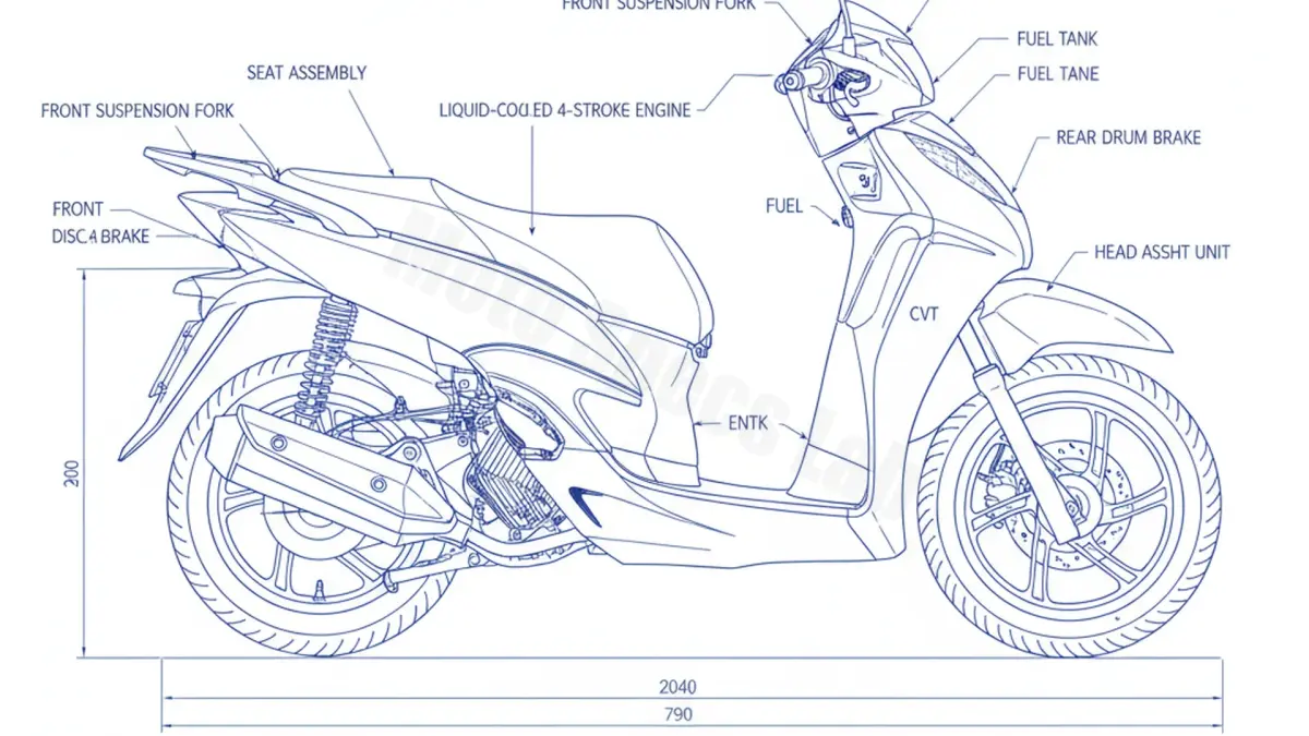Honda SH 150I - KF13 Specs: Engine Oil, Gap & Tire PSI specs