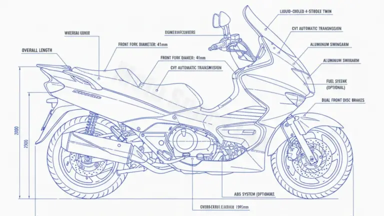 Honda SILVER WING 400 – NF01 Workshop Data: Fluids, Plugs & Tires