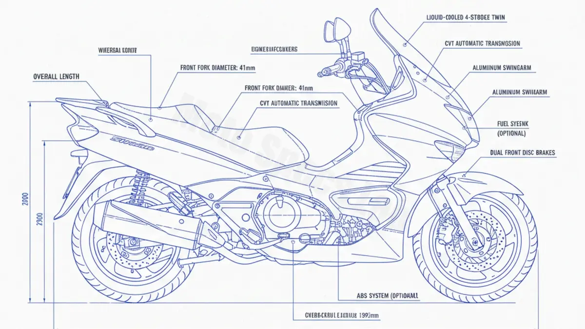 Honda SILVER WING 400 - NF01 Workshop Data: Fluids, Plugs & Tires specs