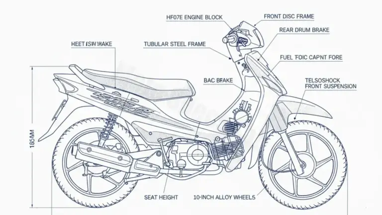 Honda SJ 100 BALI EX – HF07 Technical Review & Maintenance Guide