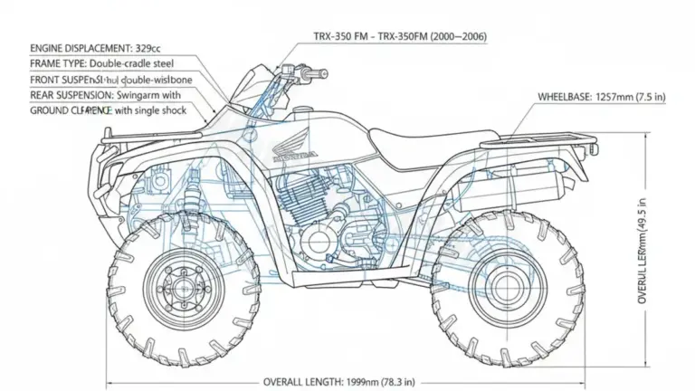 Honda TRX 350 FM – TRX-350FM Maintenance Schedule & Torque Settings
