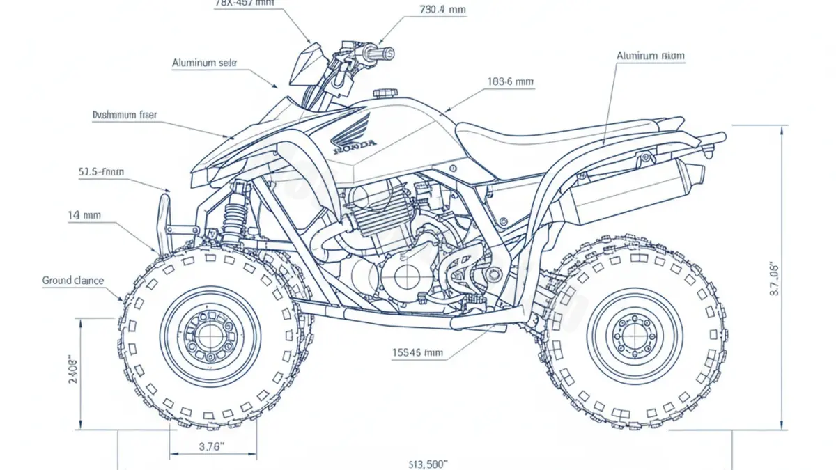 Honda TRX 450 R - TRX-450R Workshop Data: Fluids, Plugs & Tires specs