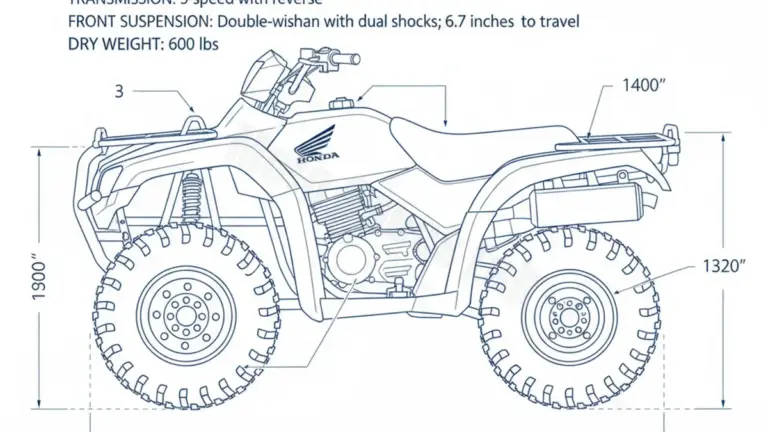 Honda TRX 500 FA – TRX-500 Maintenance: Recommended Oil & Tires