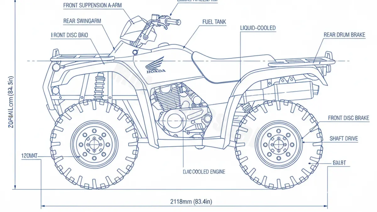 Honda TRX 500 TM - TRX-500TM Maintenance: Recommended Oil & Tires