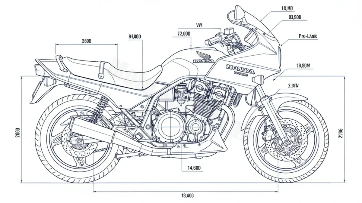 Honda VF 1000 F2 - SC15/F2 (1985–1986) Factory Oil & Tire Pressure Data specs