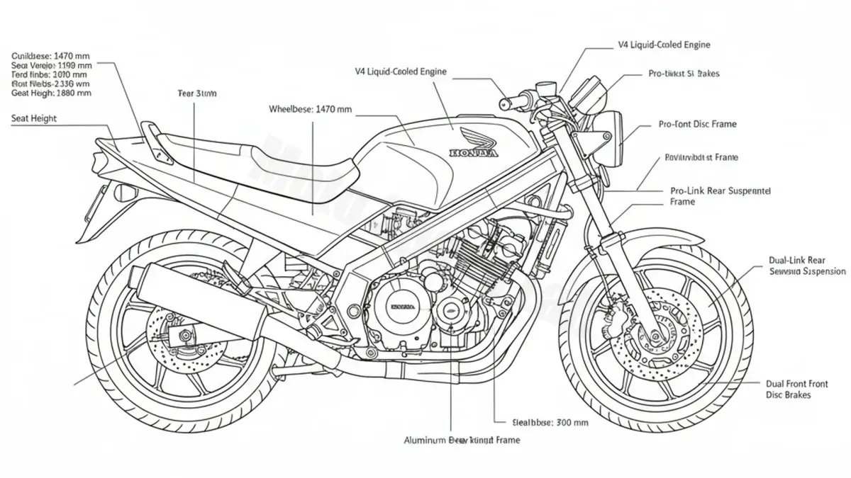 Honda VFR 750 F - RC24/G-H (1986-1987) Factory Oil & Tire Pressure Data