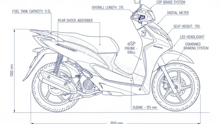 Honda VISION 110 CBS (NSC 110) – JF53 Maintenance: Recommended Oil & Tires