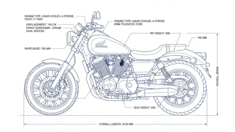 Honda VT 750 C SHADOW (OHNE ABS) – RC50/08 Service Data: Oil, Battery & Specs