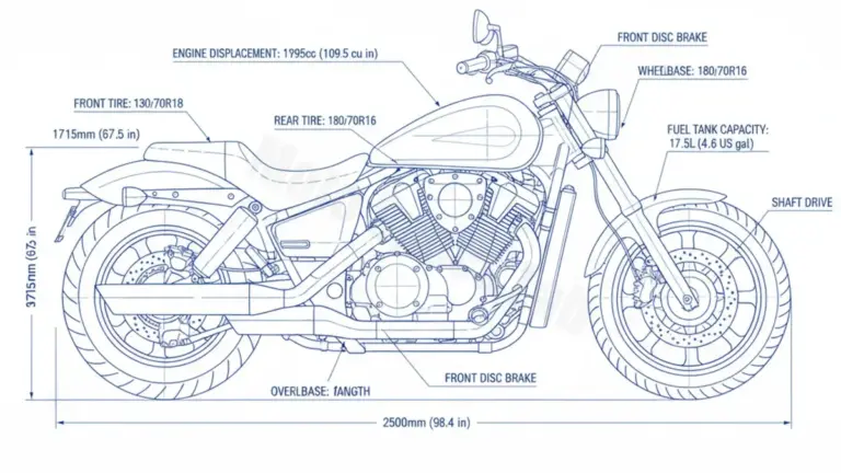 Honda VTX 1800 – SC46 Specs: Engine Oil, Gap & Tire PSI