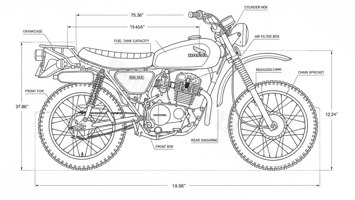Honda XL 50 - XL50 Maintenance Schedule & Torque Settings