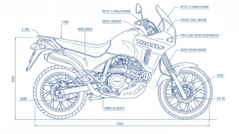 Oil & Tires: Honda XL 600 V TRANSALP – PD10 Technical Specifications