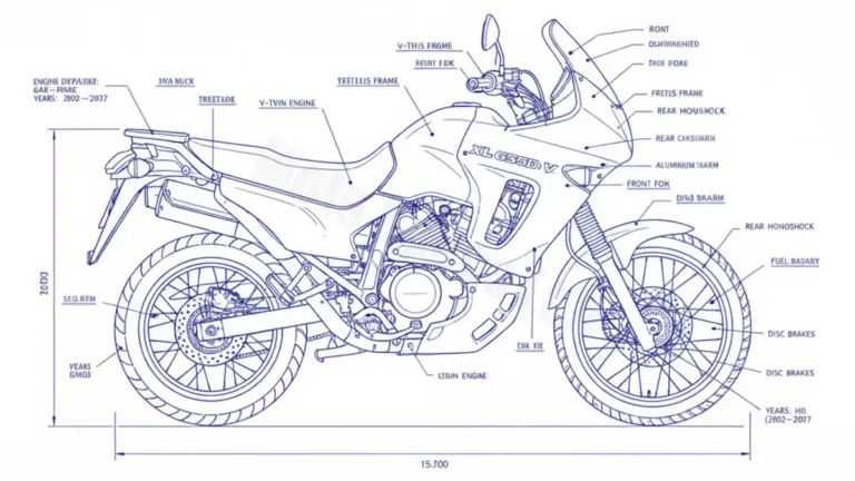 Oil & Tires: Honda XL 650 V TRANSALP – RD11 Technical Specifications