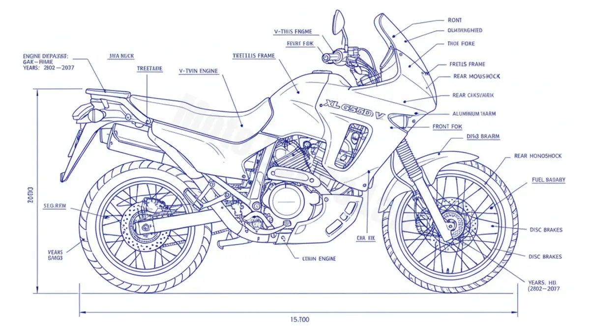 Oil & Tires: Honda XL 650 V TRANSALP - RD11 Technical Specifications specs
