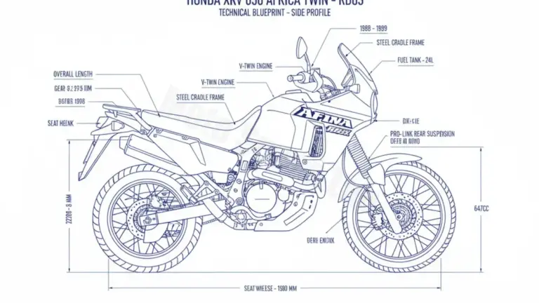 Honda XRV 650 AFRICA TWIN – RD03 Service Data: Oil, Battery & Specs