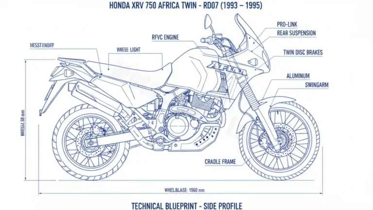 Review: Honda XRV 750 AFRICA TWIN – RD07 (1993 – 1995) Specs & Features