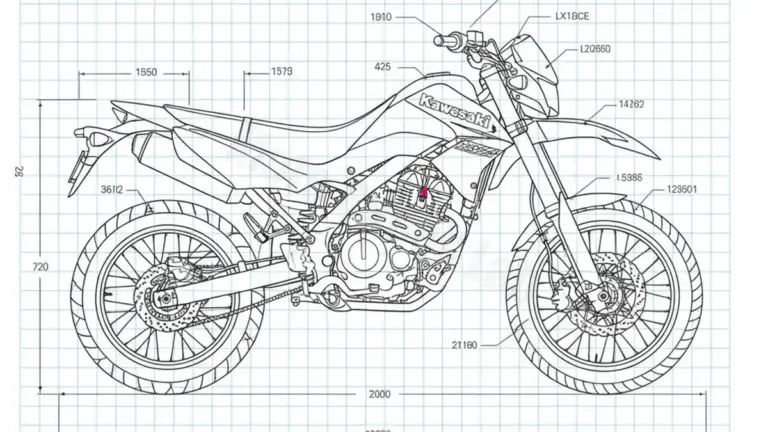 Kawasaki D-TRACKER 125 (KLX 125/SUPERMOTO) – LX125CD Service Guide: Oil Level & Tire Specs