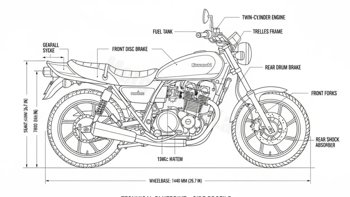 Kawasaki EL 250 - EL250B Technical Review & Maintenance Guide