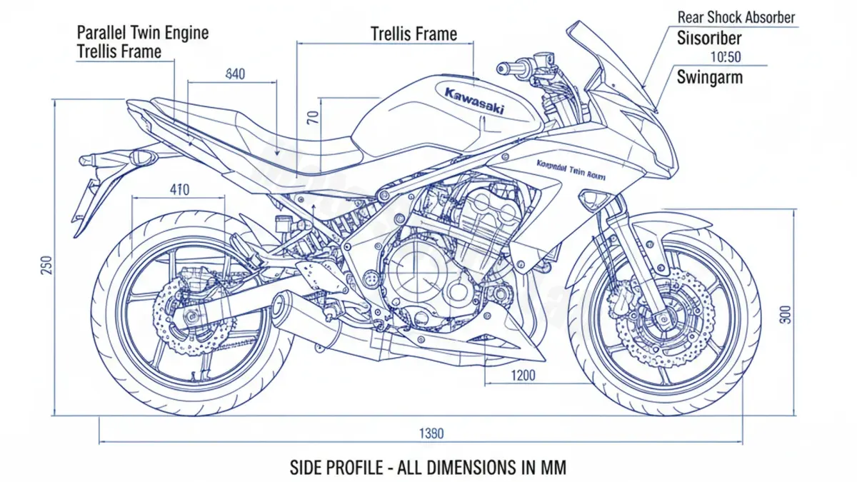 Kawasaki ER-6F - EX650C Maintenance: Recommended Oil & Tires specs
