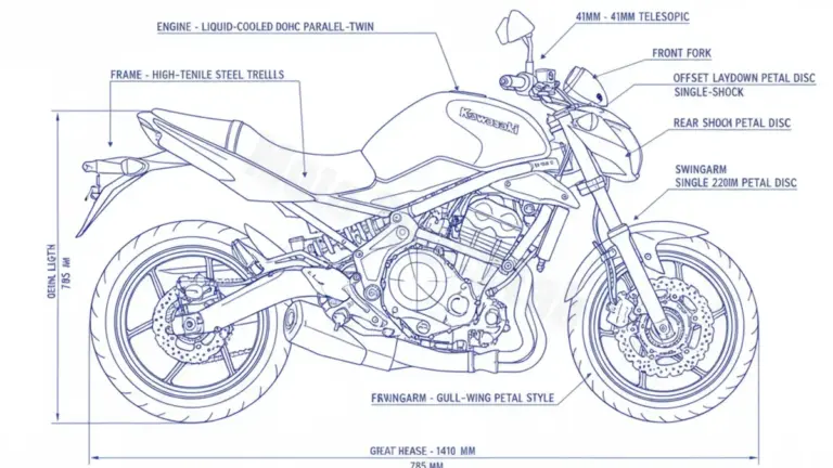 Kawasaki ER-6N – ER650C Service Data: Oil, Battery & Specs