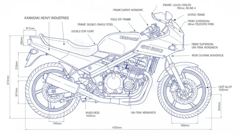 Kawasaki GPX 600 R – ZX600C1-3 Technical Review & Maintenance Guide