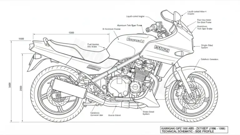 Kawasaki GPZ 1100 ABS – ZXT10E/F Maintenance: Recommended Oil & Tires
