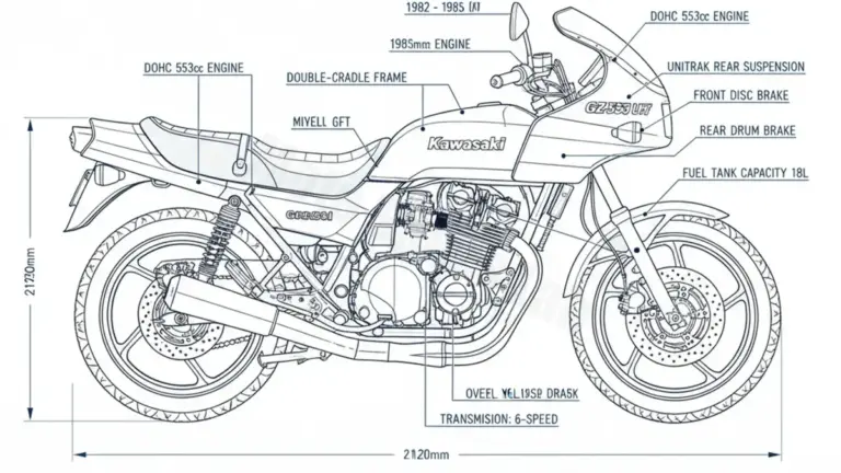 Review: Kawasaki GPZ 550 UT – KZ550B/H (1982–1984) Specs & Features